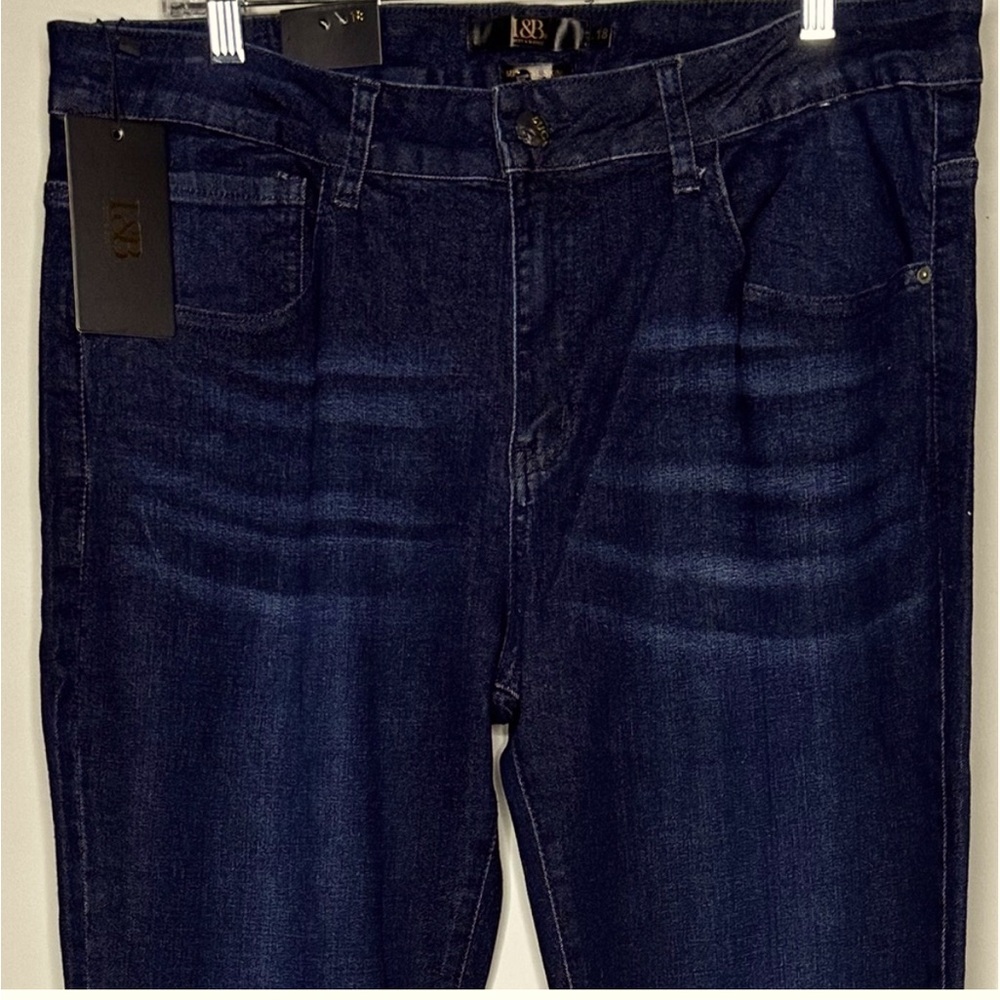 Lucky and Blessed Skinny Blue Jeans